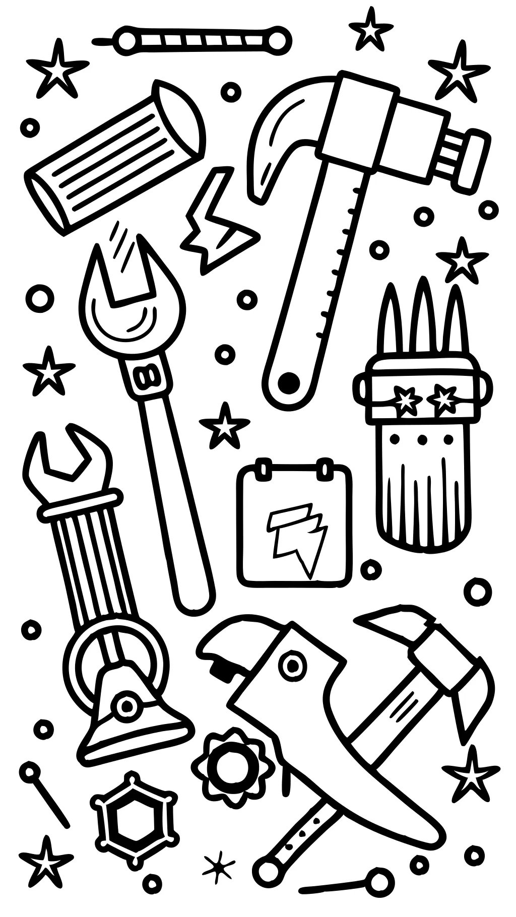 tools coloring pages